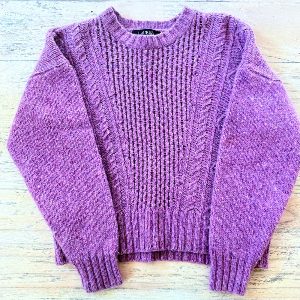 Lauren Ralph Lauren ‘Alpaca Wool Cable-Knit Sweater’